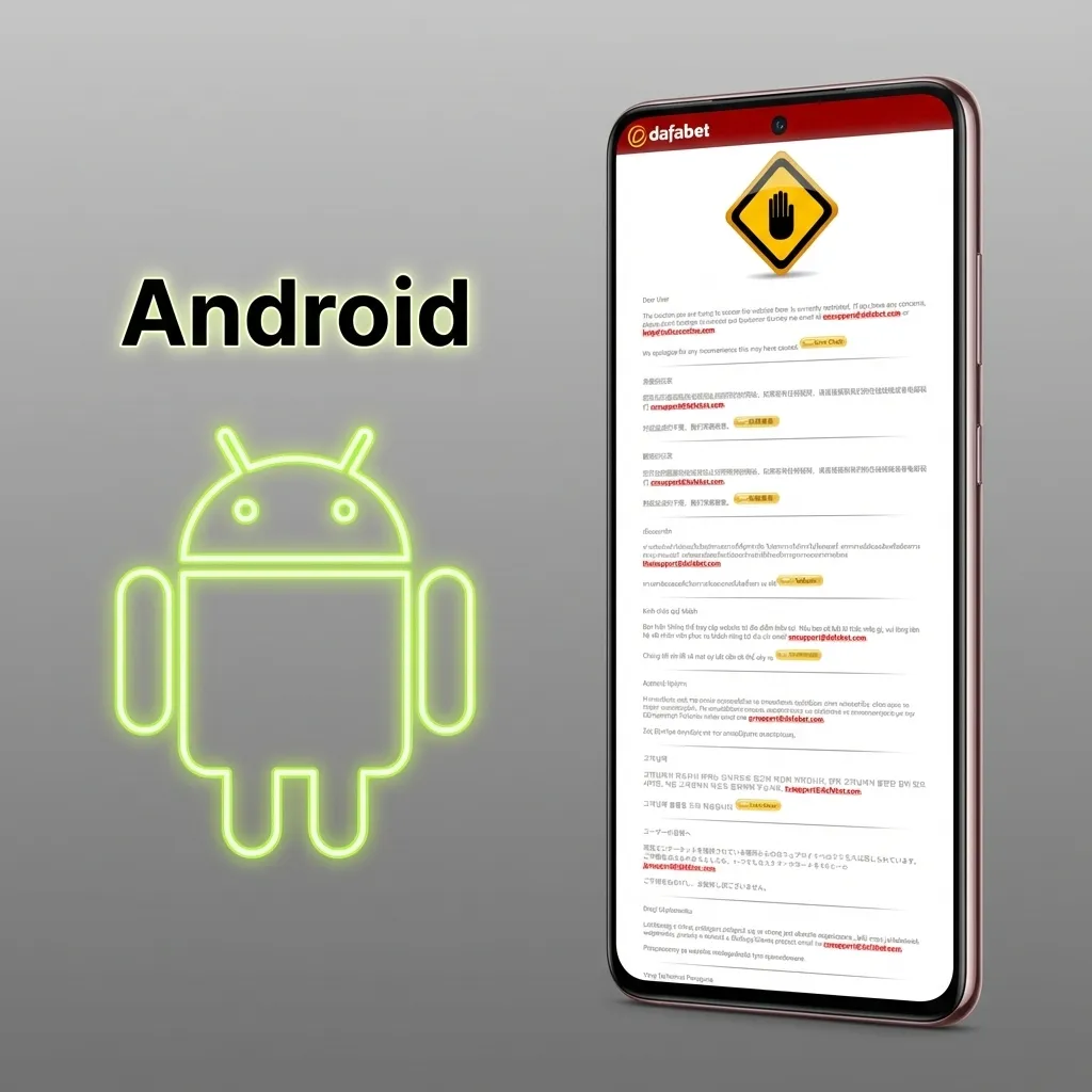 Android phone screen showing Dafabet India app download steps with APK install prompts and betting interface visible