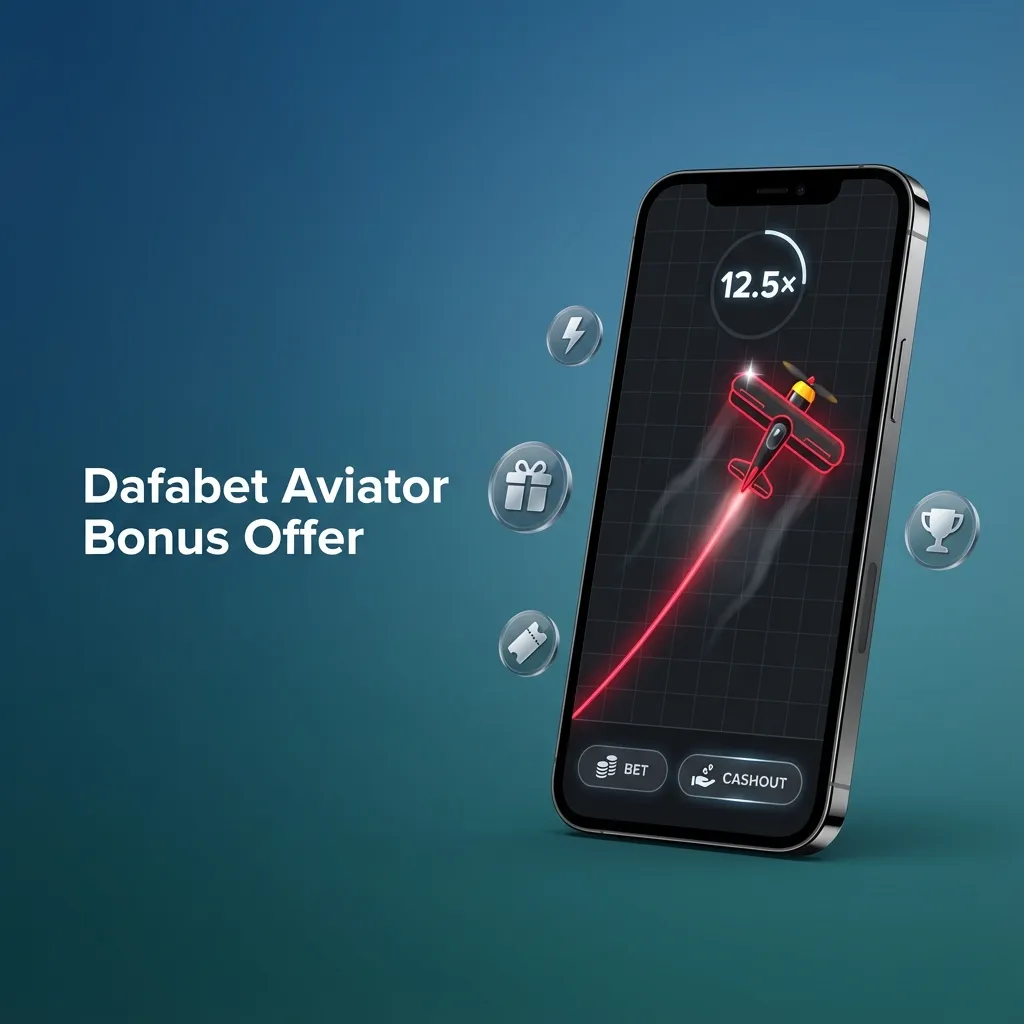 Dafabet Aviator welcome bonus banner showing India players’ sports and casino bonus options in INR