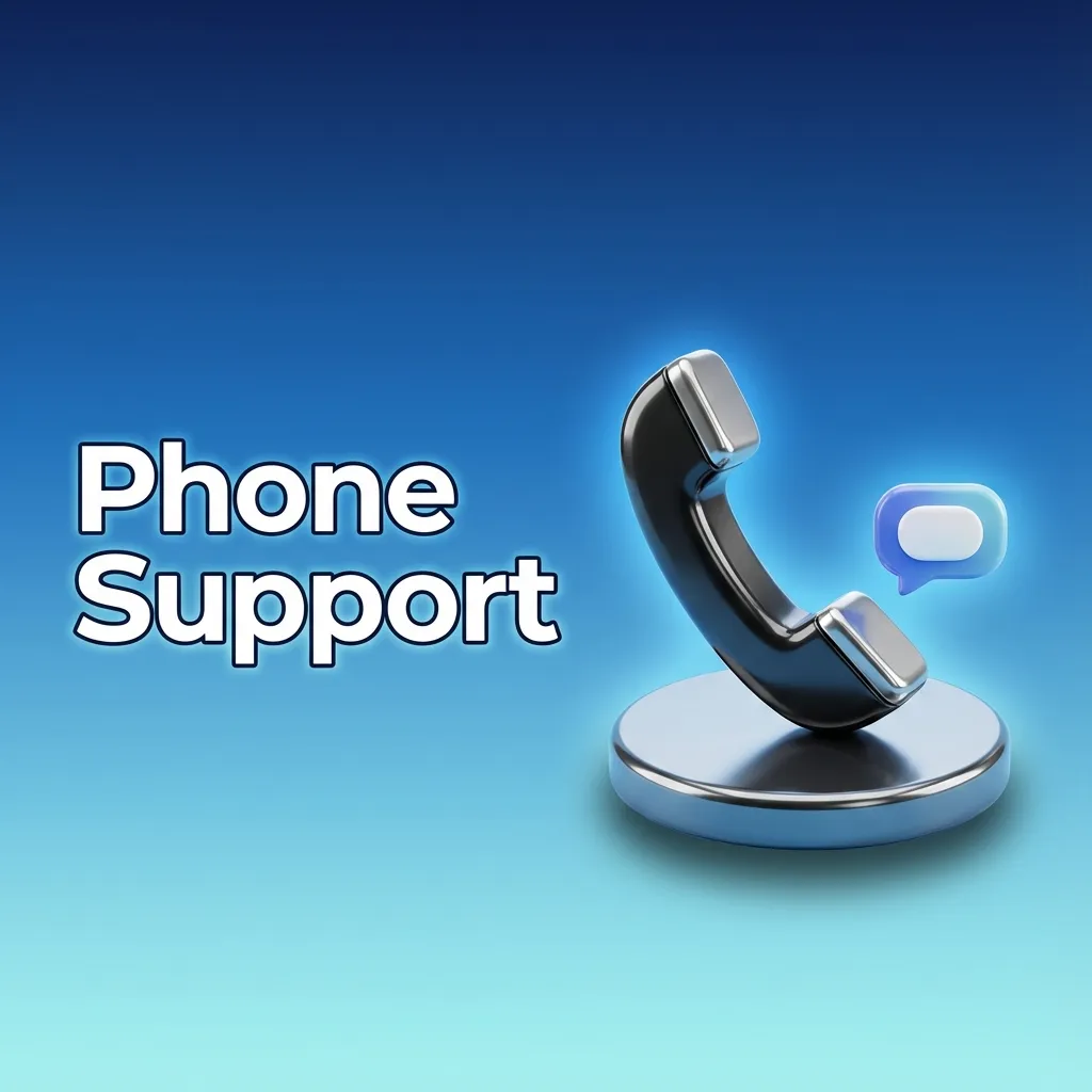 Illustration of Dafabet phone support, showing a user calling a helpline for urgent account and payment help