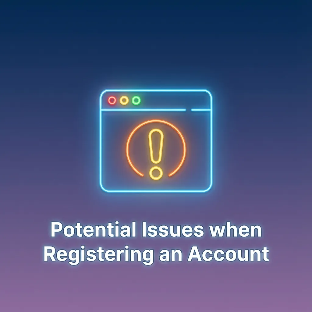 Infographic listing common Dafabet registration issues with brief solutions and a note to contact customer support for help
