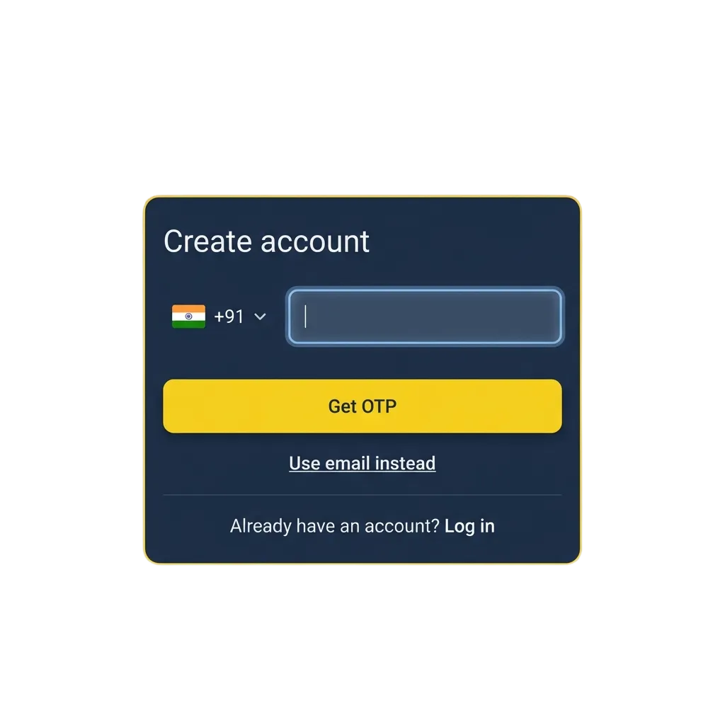 Illustration of Dafabet India registration, login and verification steps with highlighted welcome bonus offers