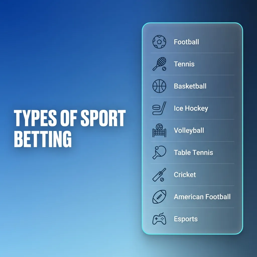Illustration of Dafabet India sports betting options: icons for cricket, football, kabaddi, tennis, and basketball