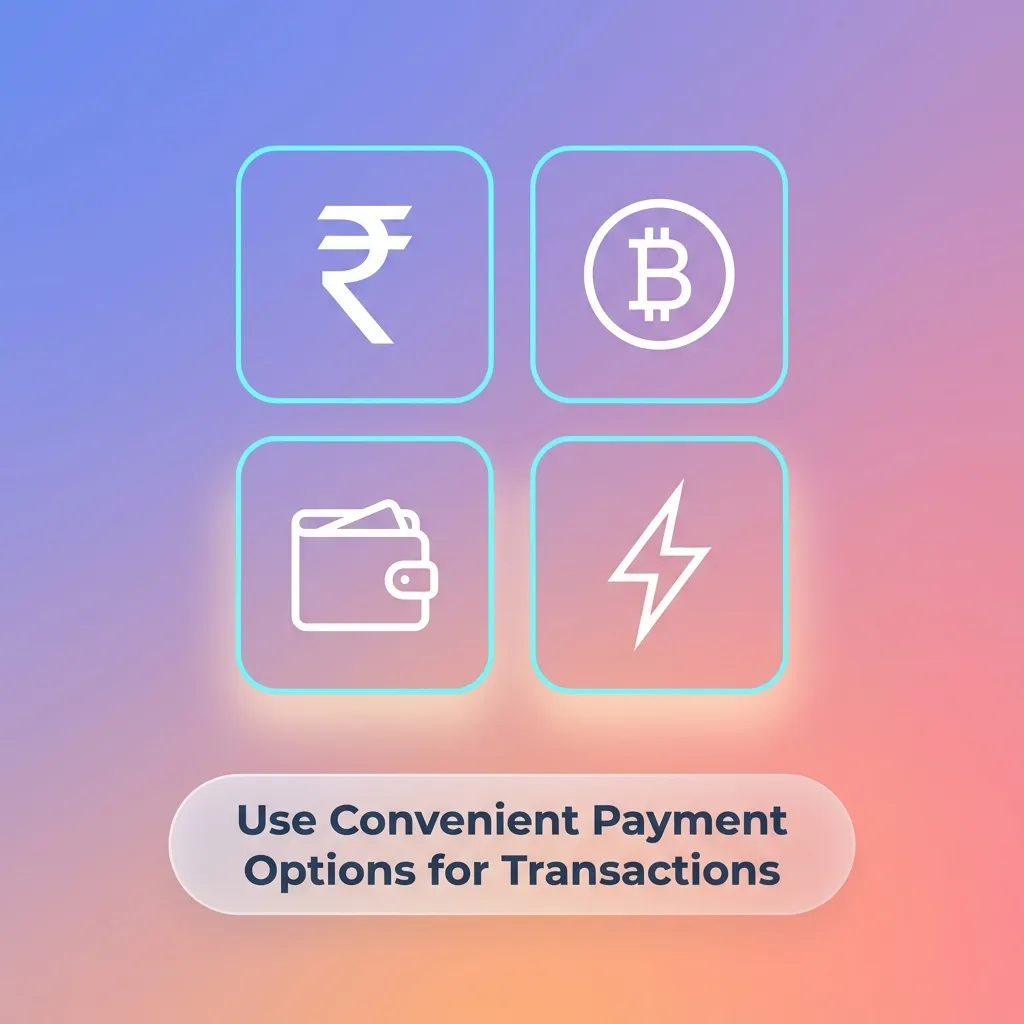 Dafabet India payment screen showing secure UPI, PhonePe, PayTM, cards, bank transfer, e-wallet and crypto options