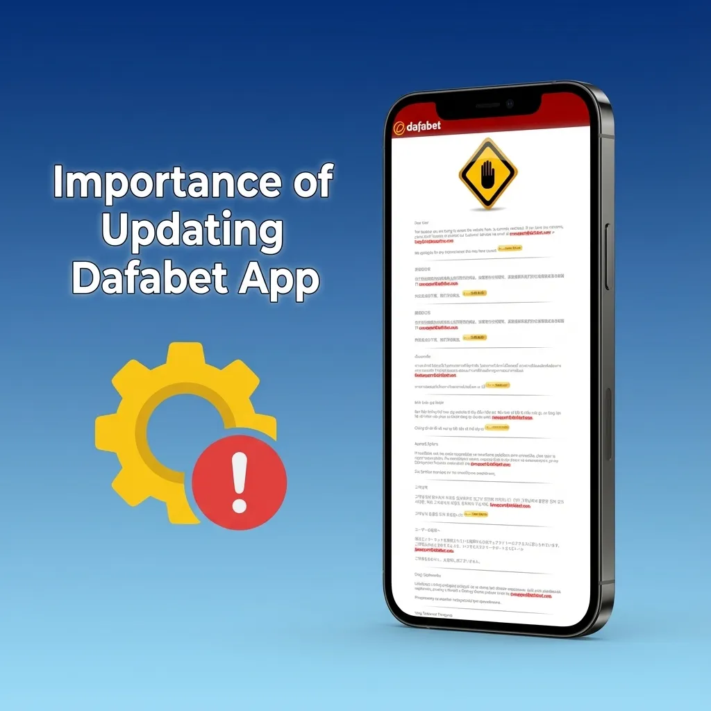Illustration of Dafabet app updates improving security, payments, live betting, and new casino features for Indian users