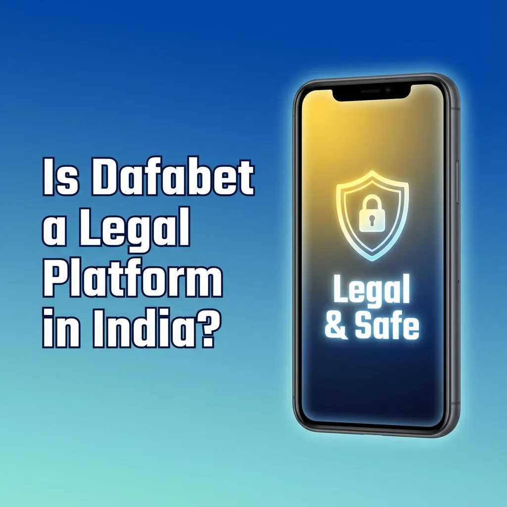 Graphic asking if Dafabet is legal in India, with text on licensing, fair play, and responsible gambling tools