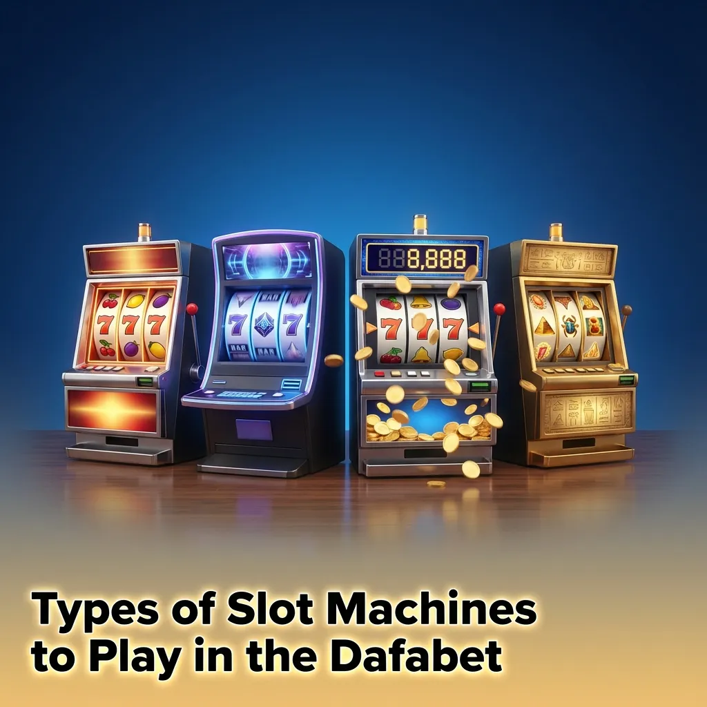 Dafabet casino lobby showing multiple slot machine types, from classic 3-reel to modern video and jackpot games
